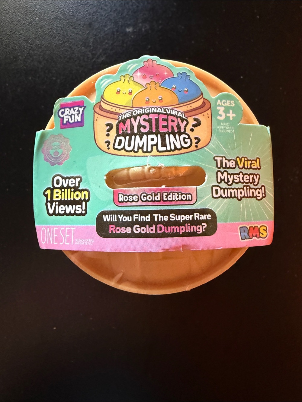 New Mini Dumpling Crazy Fun Mystery Viral RMS Rose Gold Edition Squishy Toy 3+